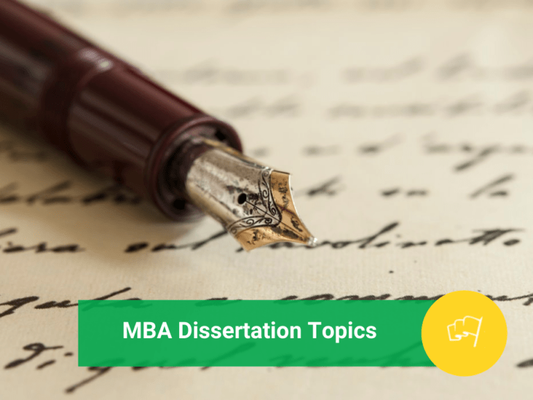 List Of MBA Dissertation Topics In Business Management