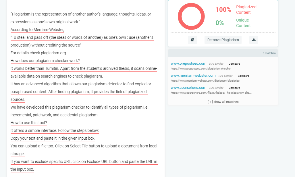 online thesis plagiarism checker