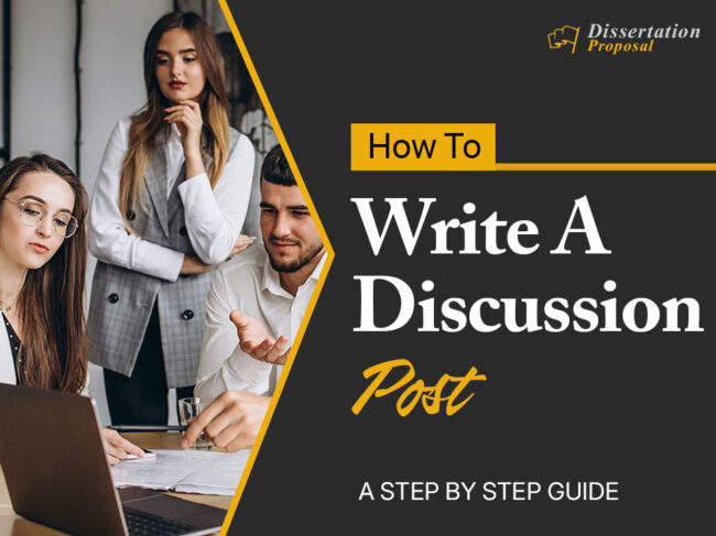 How to Write a Discussion Post A Step-By-Step Guide